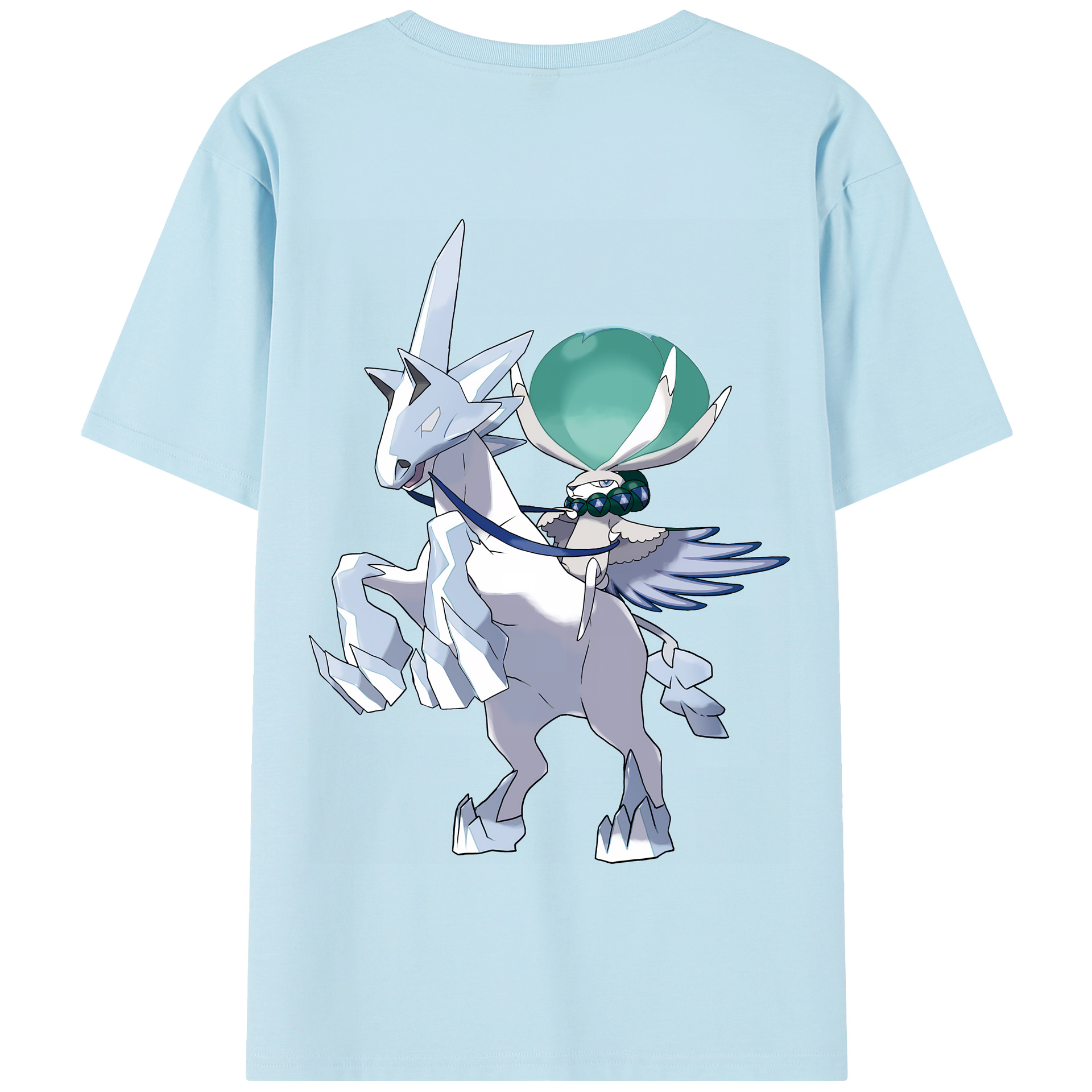 （画像用） ポケットモンスター Pokémon 綿100％半袖Tシャツ（背面プリント）